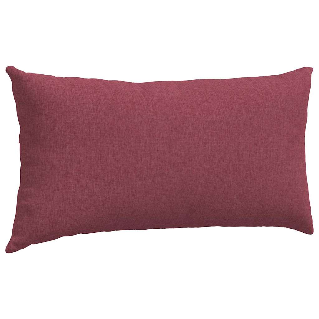 Sofa Pillows 2 pcs Wine Red 80 x 40 cm Fabric